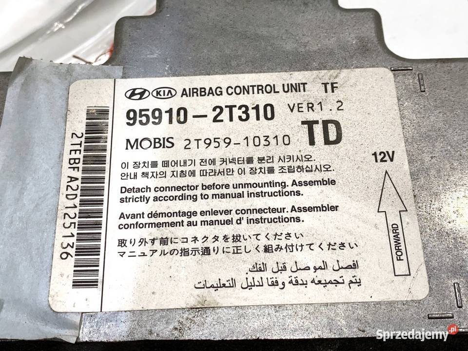 SENSOR AIRBAG KIA OPTIMA 959102T310 CZUJNIK podkarpackie