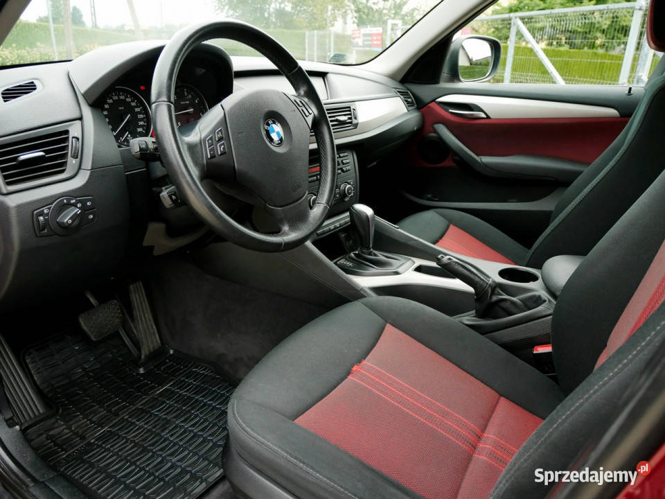BMW X1 xDrive18d 143 4x4 AWD Automat 1 bordowy Goczałkowice-Zdrój