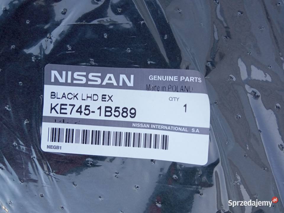 DYWANIKI WELUROWE CZARNE INFINITI QX50 EX37 EX50 Nowy Tomyśl