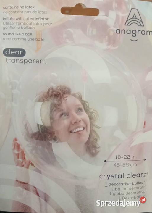 Transparentny balon 4556 Toruń sprzedam