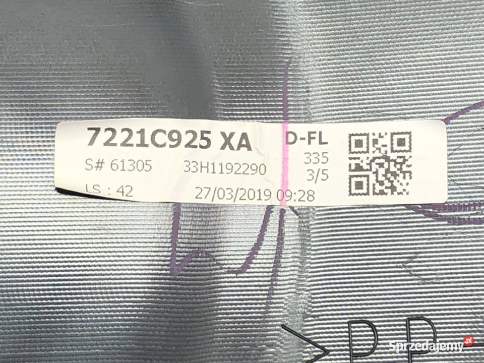 BOCZEK DRZWI LEWY PRZÓD MITSUBISHI MIRAGE SPACE