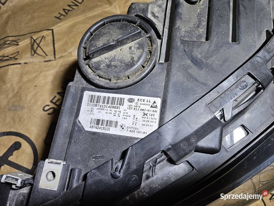 Lampa lewy przód BMW F10 7424151 Ostrów Mazowiecka