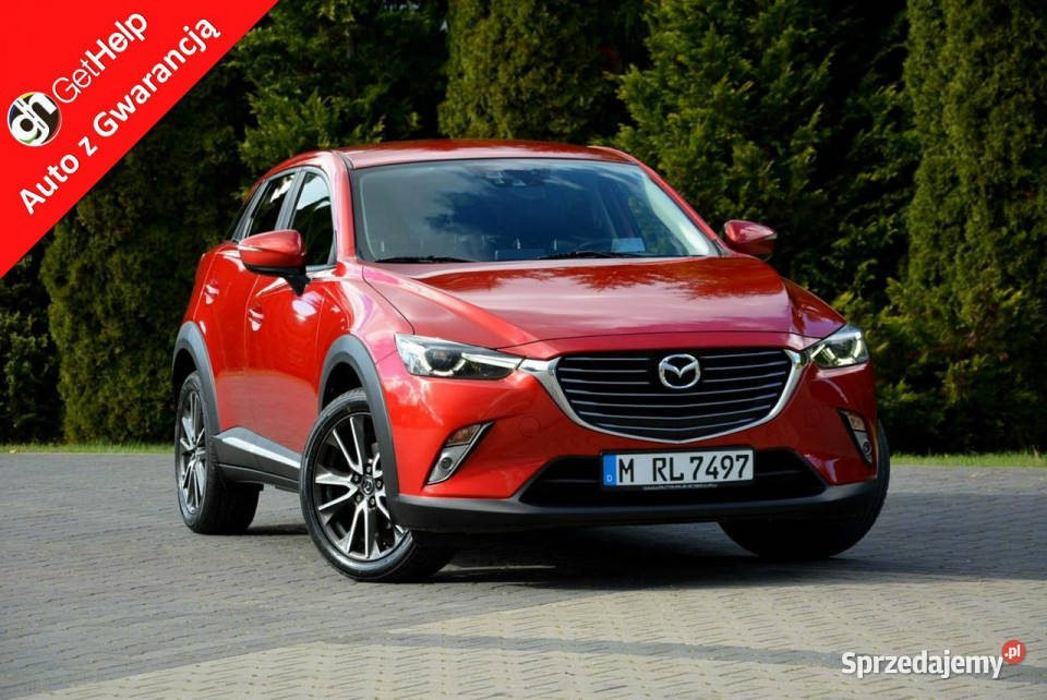 Mazda CX3 Skóry Navi Kamera Head Up Ledy Xenon czujnik deszczu Ostrów Mazowiecka