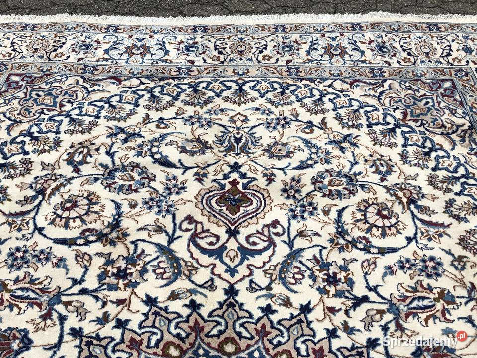 Recznie tkany dywan PERSKI NAIN chodnik bieznik Tuczno