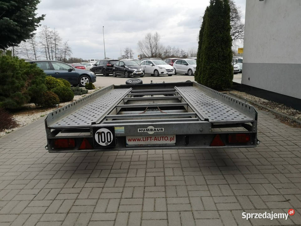 do przewozu samochodów Humbaur G Laweta uchylna VAT marża dolnośląskie Strzegom sprzedam