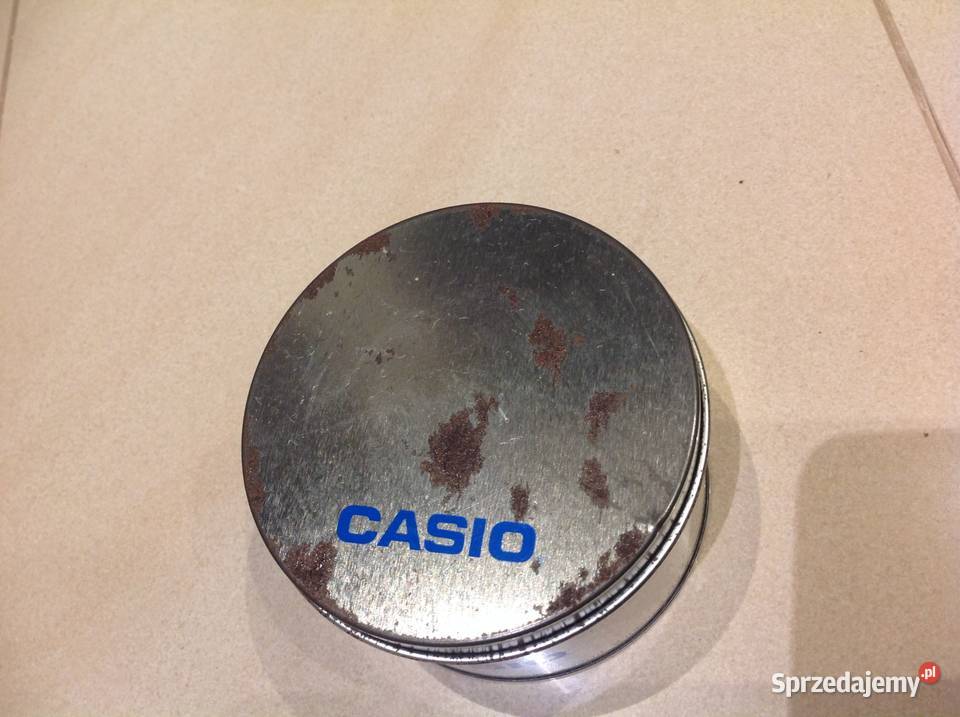 Stare Pudełko Metalowe CASIO Sygnowane Pozostałe lubuskie sprzedam