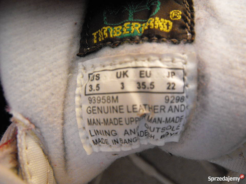 Buty TIMBERLAND Splitrock Hiker 3536 23 Skóra podlaskie Białystok