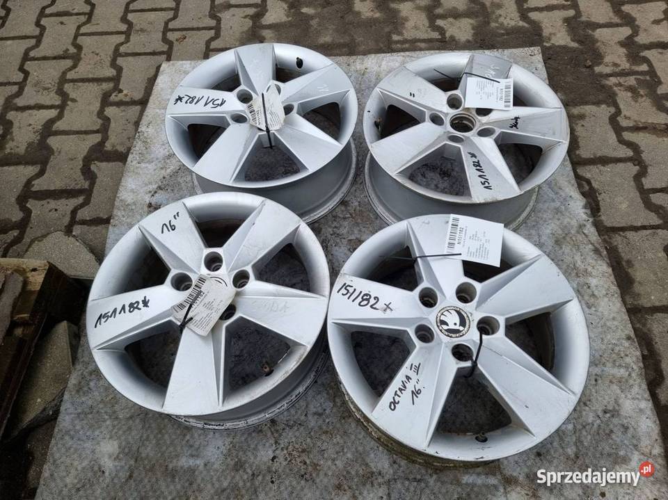 FELGA ALUMINIOWA 16 SKODA OCTAVIA III 5E0601025H Lipno