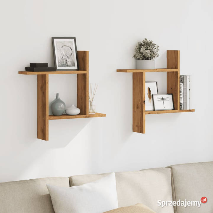 Półki ścienne 2 dąb artisian 50x12x50 WM853262 Meble Warszawa