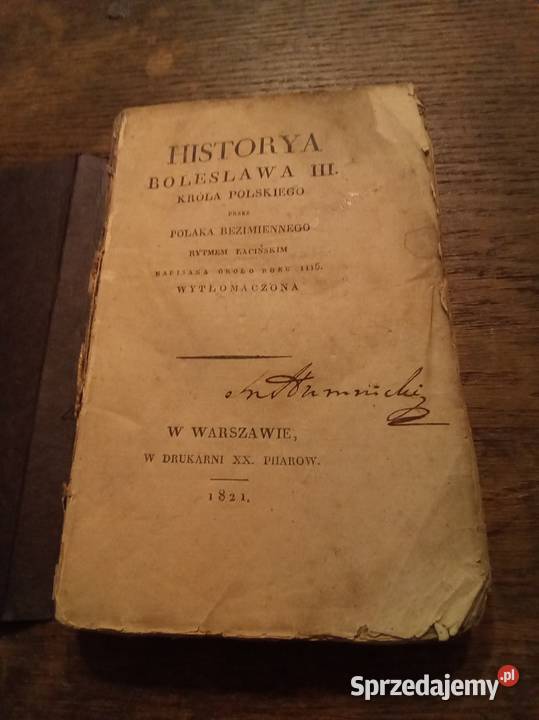 Hitorya Bolesława lll 1821 mazowieckie Warszawa