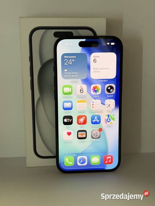iPhone 15 128GB Czarny Apple / iPhone wielkopolskie Kalisz