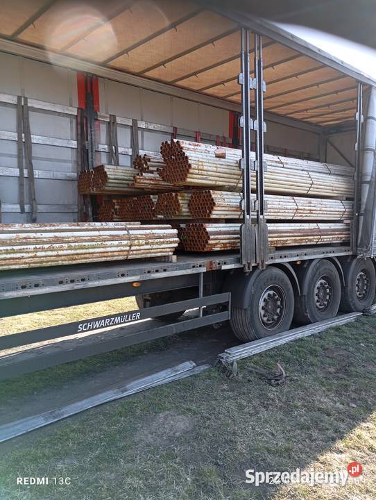 Sprzedam rury stalowe słupki wiata ogrodzenia Skulsk