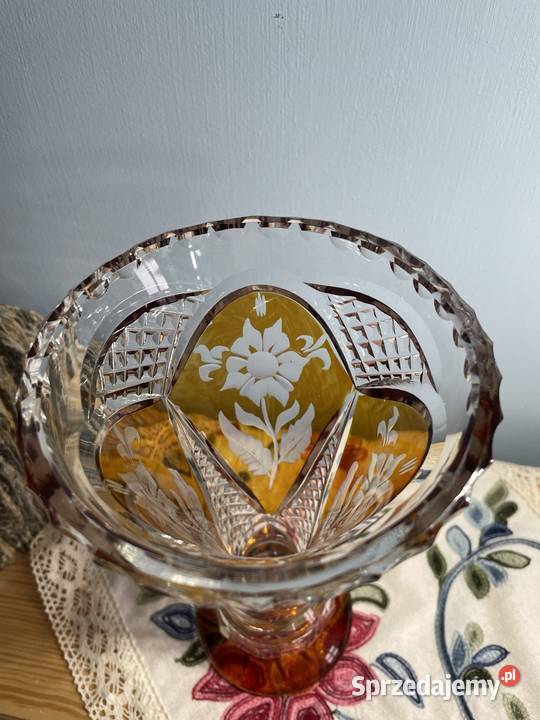 Kryształ wazonik Huta Jozefina Julia Jelenia Góra