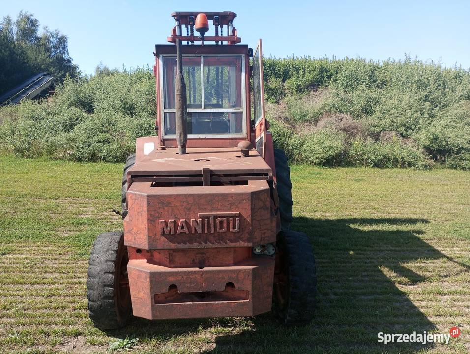 Wózek widłowy terenowy Manitou gaz sprzedam