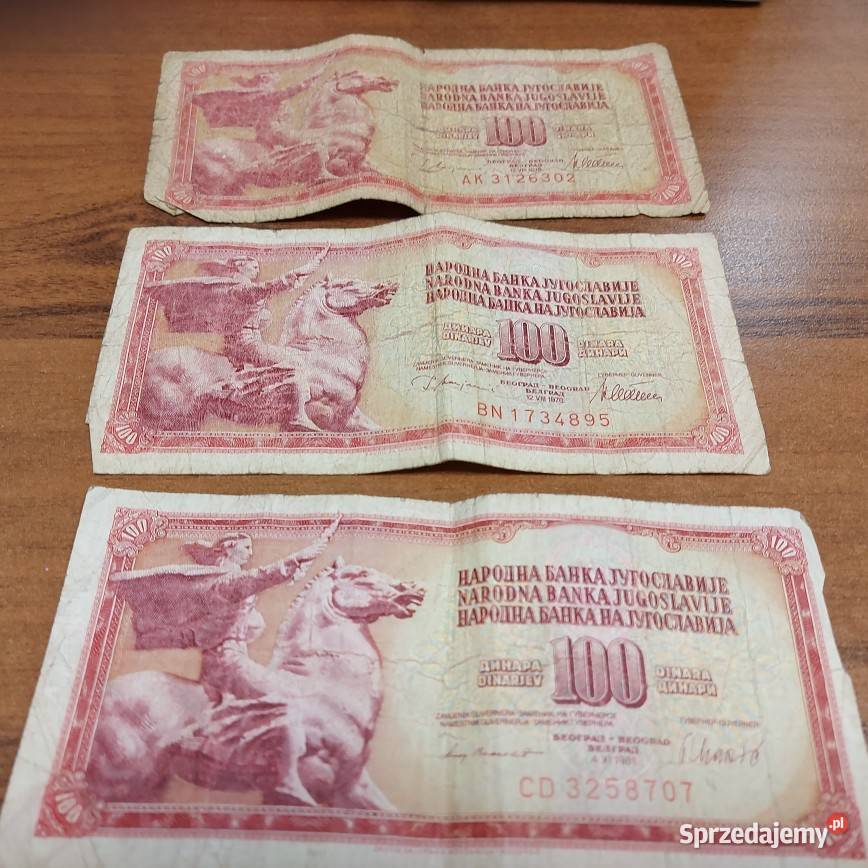 Banknoty DINARY Nowa Sól