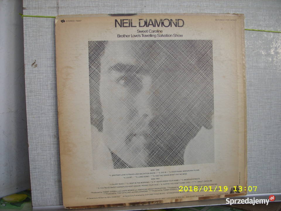 Winyl lp Rock NEIL DIAMONDSWEET CAROLINE 1977 Wołów