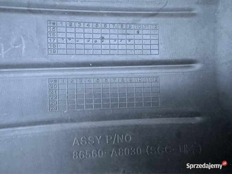 Kratka zderzaka przód środkowa Kia optima IV 4 Międzychód