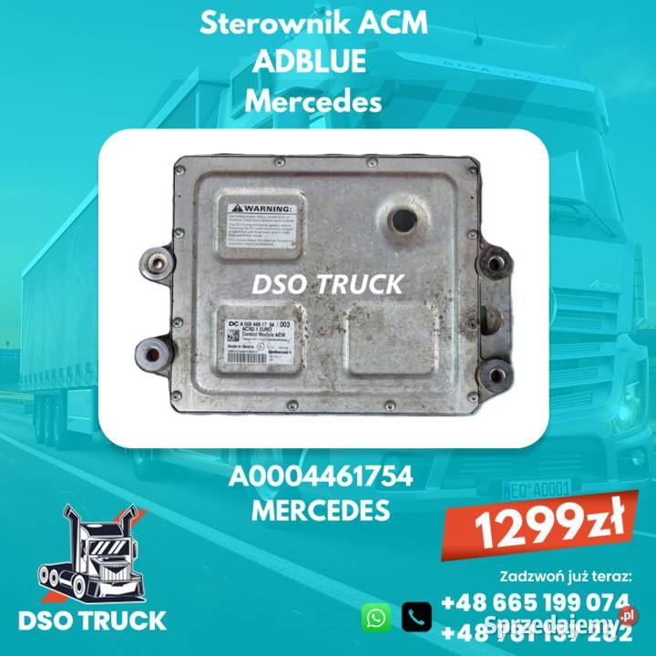 Sterownik ACM adblue A0004461754 A0004465054 ciężarowe Zawichost