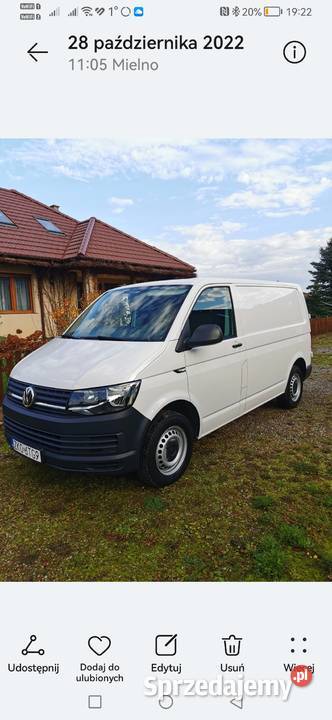 VW T6 2019r 98 serwisowany w ASO Koszalin