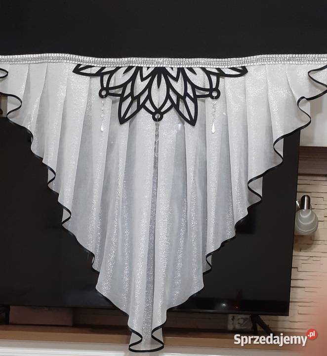Firana glamour z ażurem mazowieckie