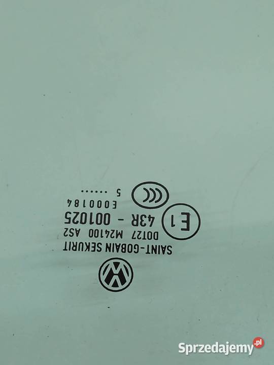 SZYBA DRZWI LEWY PRZÓD 43R001025 VW Transporter