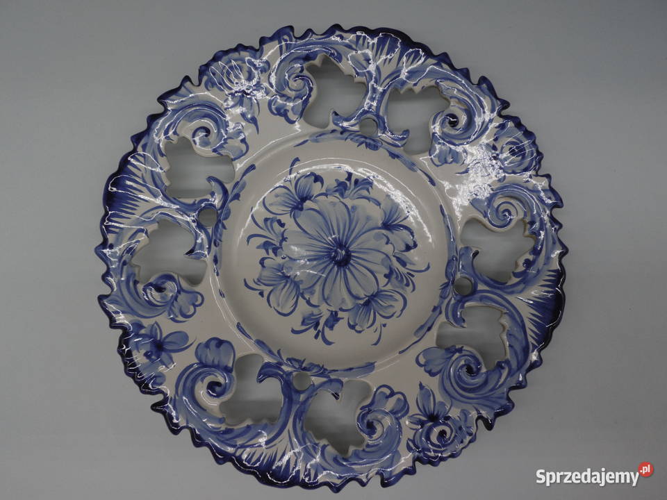 Ażurowy Talerz Ceramiczny Vestal Alcobaa Raszków