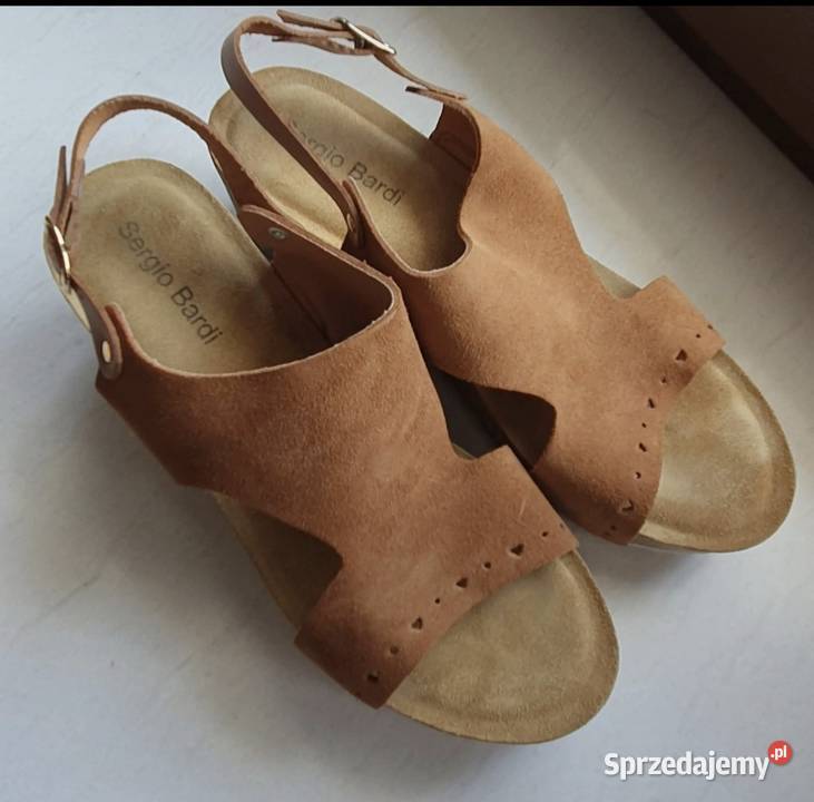 Damskie buty odkryte sandały na koturnie Lublin sprzedam