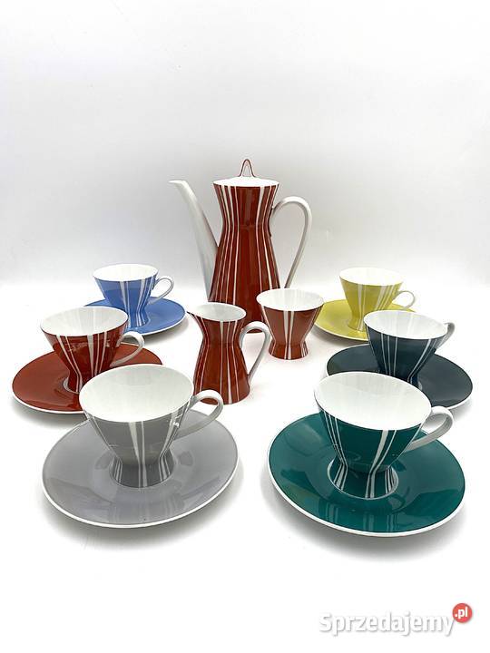 Serwis Kawowy mokka 6ciu osób Rosenthal
