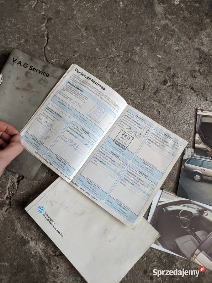 Instrukcja obsługi książka serwisowa VW passat Złoczew sprzedam