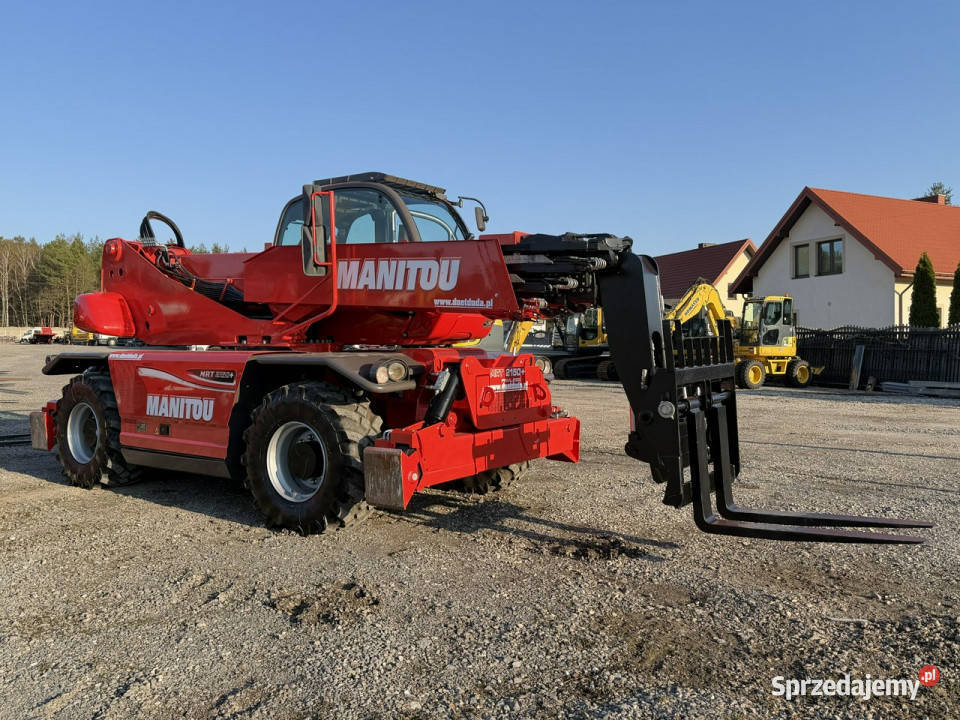 pozostałe Manitou MRT 2150 ROTO Ładowarka Widełki
