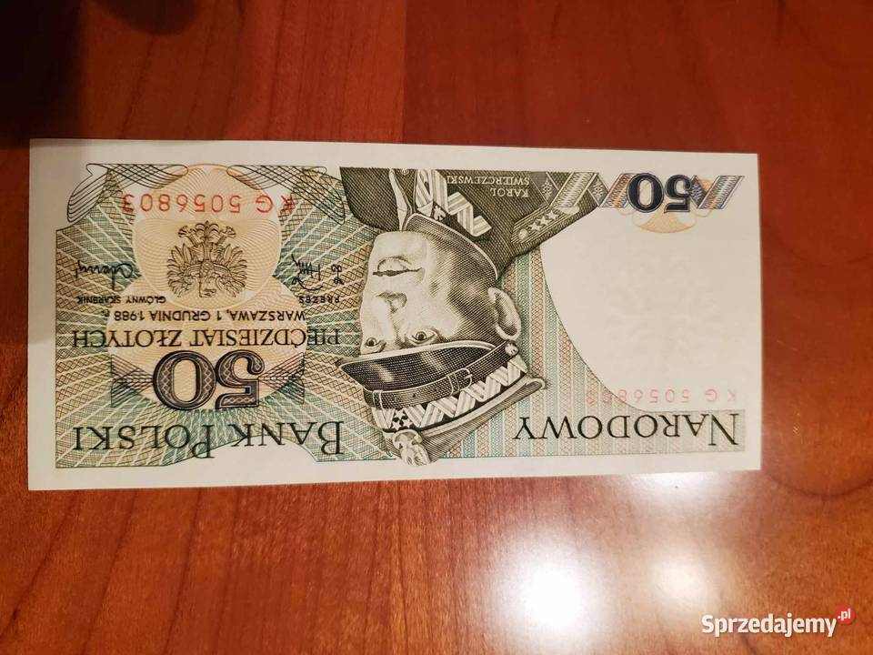 Banknoty z czasów PRL stan idealny Kołobrzeg