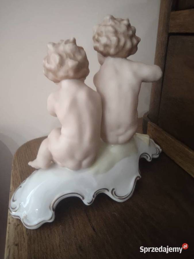 Stara porcelana muzykanci putto amorki Porcelana i szkło wielkopolskie Poznań
