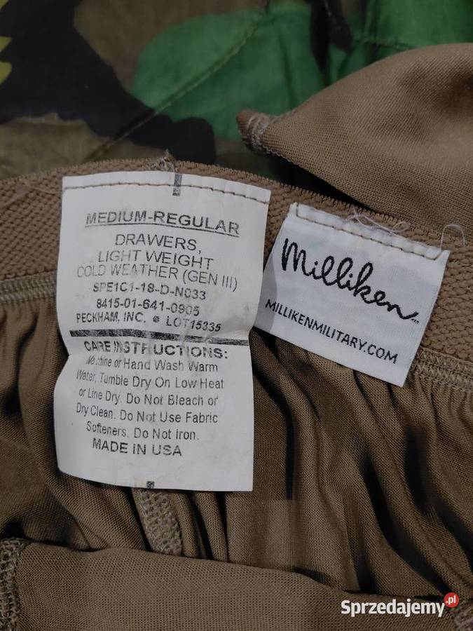 Ocieplacz Us Army PCU lvl1a MILIKEN Medium Militaria Wrocław