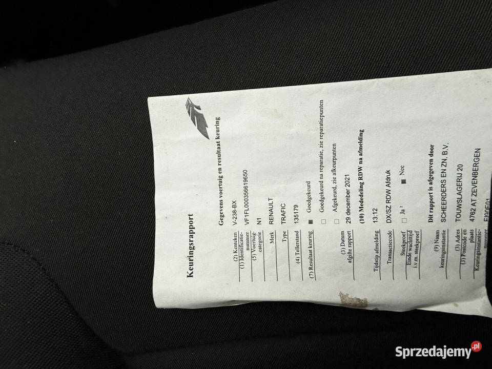 Renault Trafic Renault Trafic 16DCi 2017r diesel Sokołów Podlaski