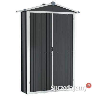 vidaXL Szopa ogrodowa antracyt 116x45x175 stal Warszawa sprzedam