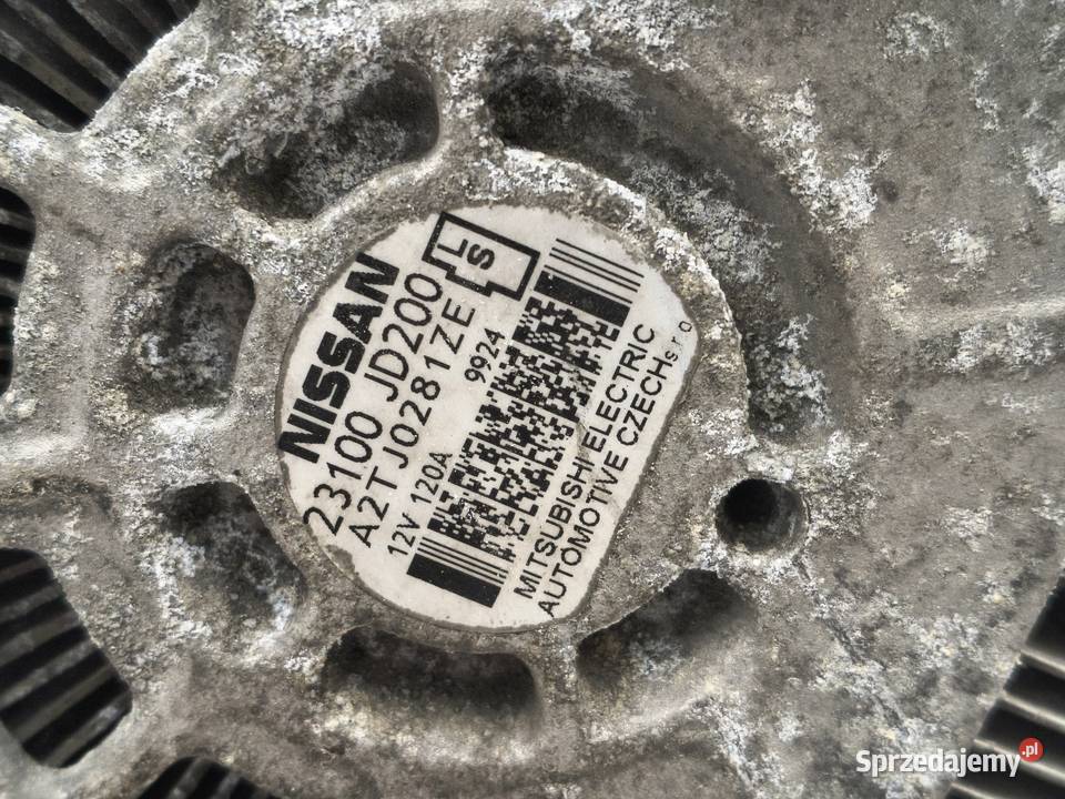 ALTERNATOR Nissan Qashqai J10 20 16V 23100JD200 sprzedam