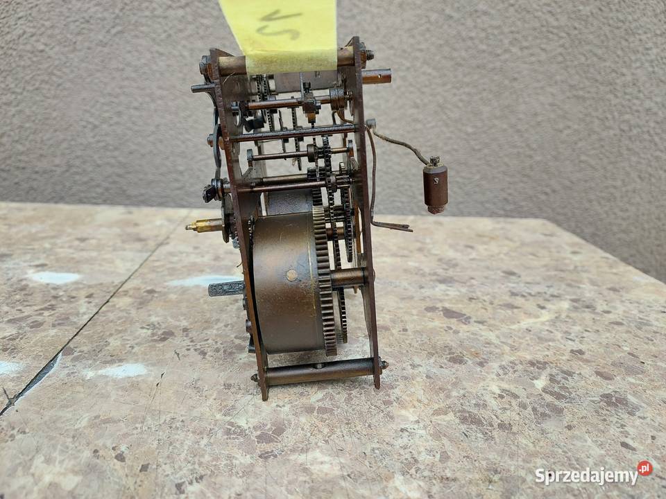 712 Mechanizm starego zegara ściennego Dufa P46 Tczew