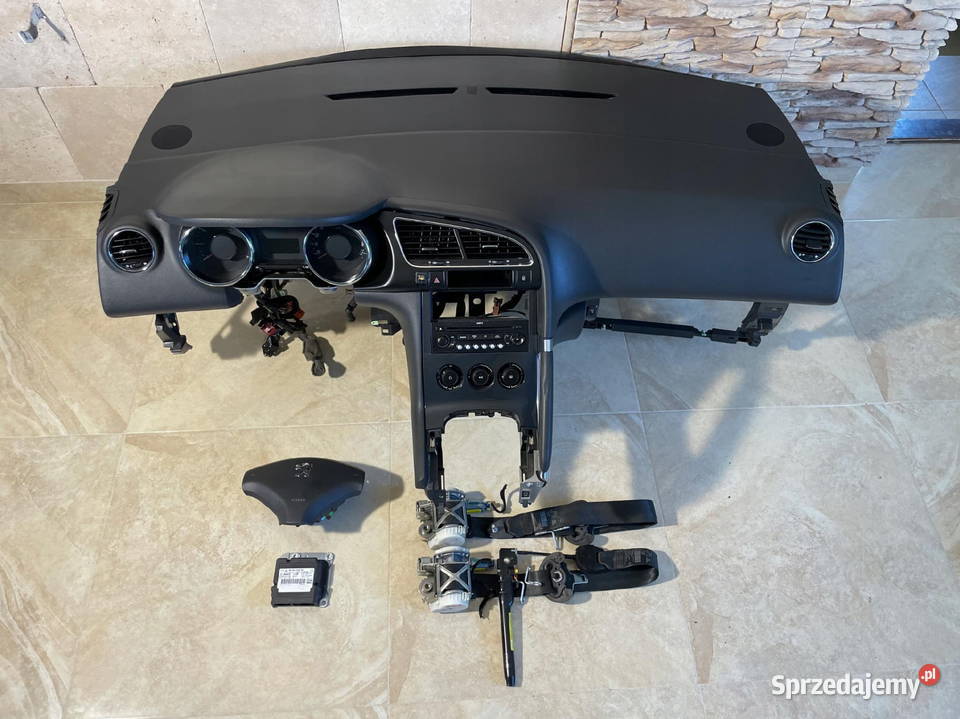 PEUGEOT 3008 DESKA KONSOLA PODUSZKI PASY AIRBAG Barwałd Dolny