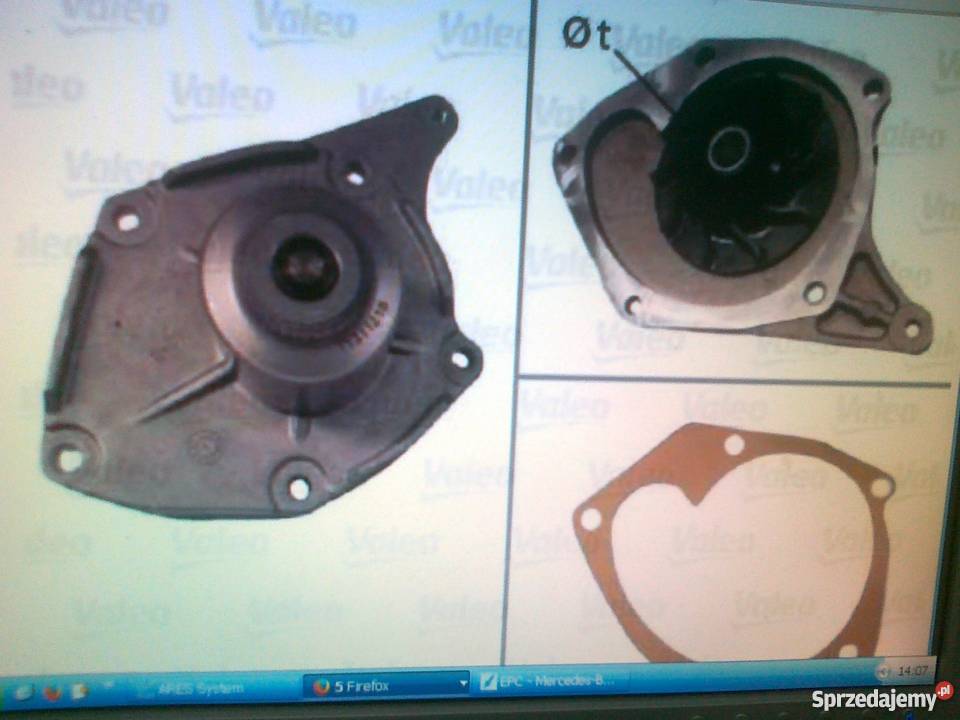 POMPA WODY NOWA VALEO PASUJE DO DACIA NISSAN Części samochodowe