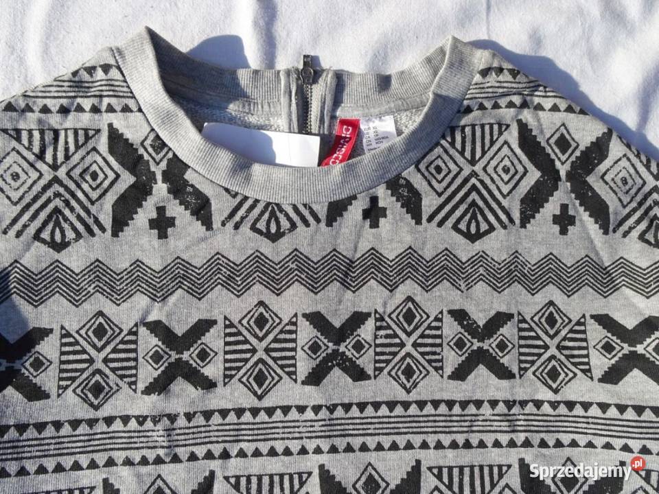 Nowa bluza sukienka aztecki wzór HM 38 M Nowy Sącz sprzedam