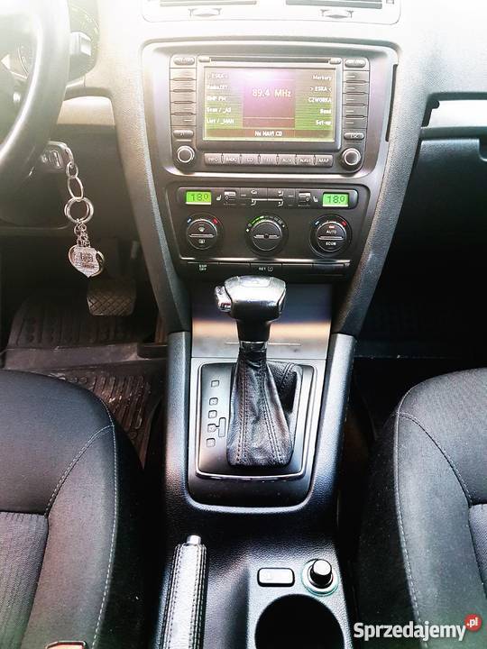 koda Octavia II 2007 Czarna Klimatyzacja Octavia lubuskie
