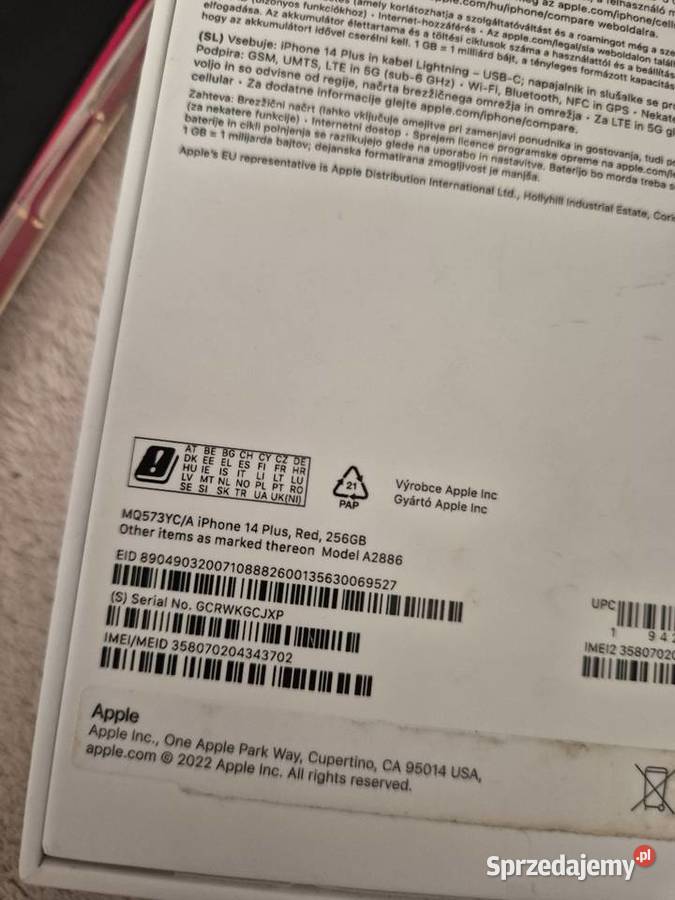 Iphone 14 256gb piękny Kraśnik