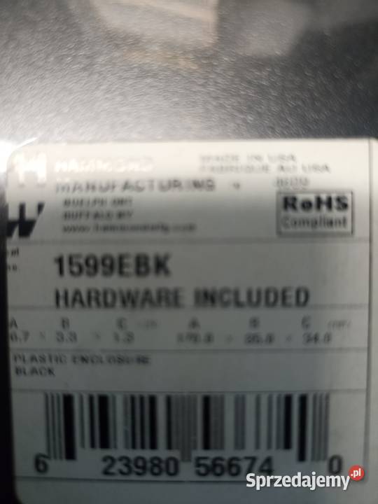 Obudowy Hammond różne wymiary Warszawa