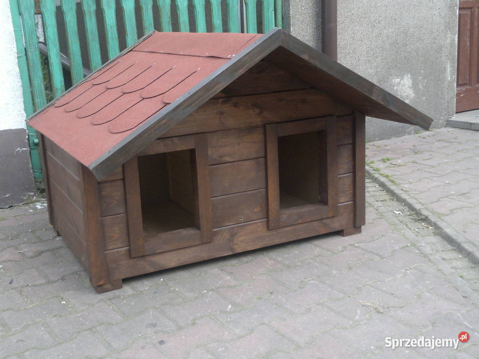 Budy dwóch psów Duża XXl ocieplana otwierany