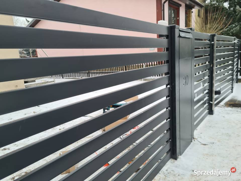 Brama skrzydłowa 400x150 MASTER 83 ogrodzenia wielkopolskie Ostrów Wielkopolski