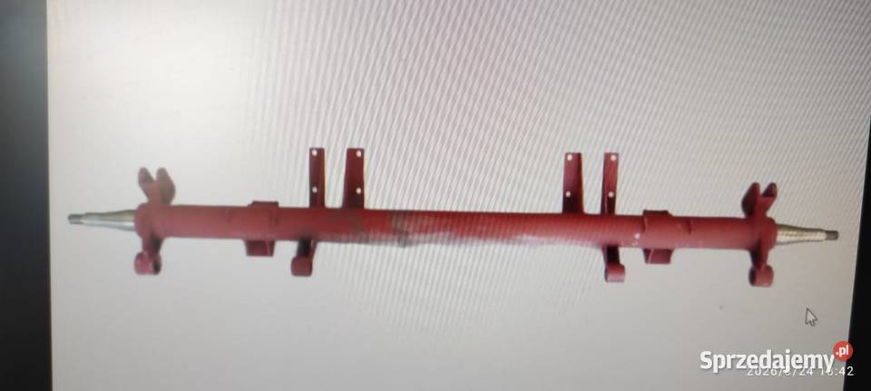 Oś przyczepy Brandys BSS 89 ton tylna oryginalna Brzozówka