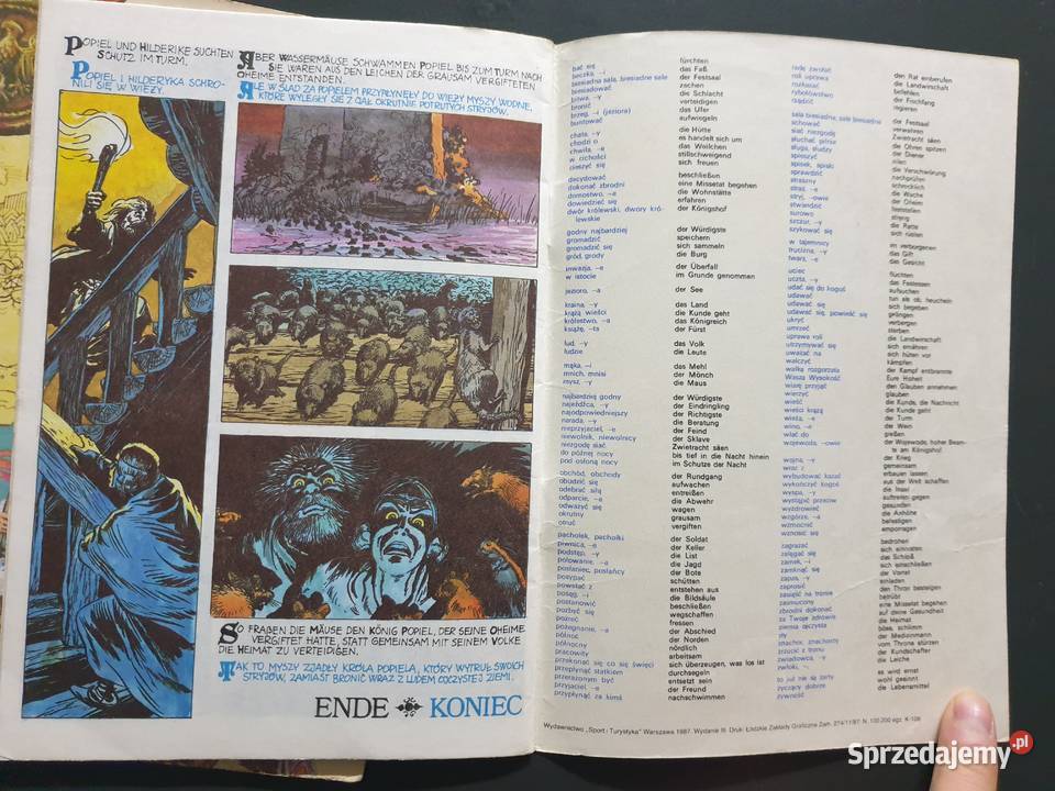 Legendy Polskie 2 dwujęzyczne komiksy niemiecki Gdynia sprzedam
