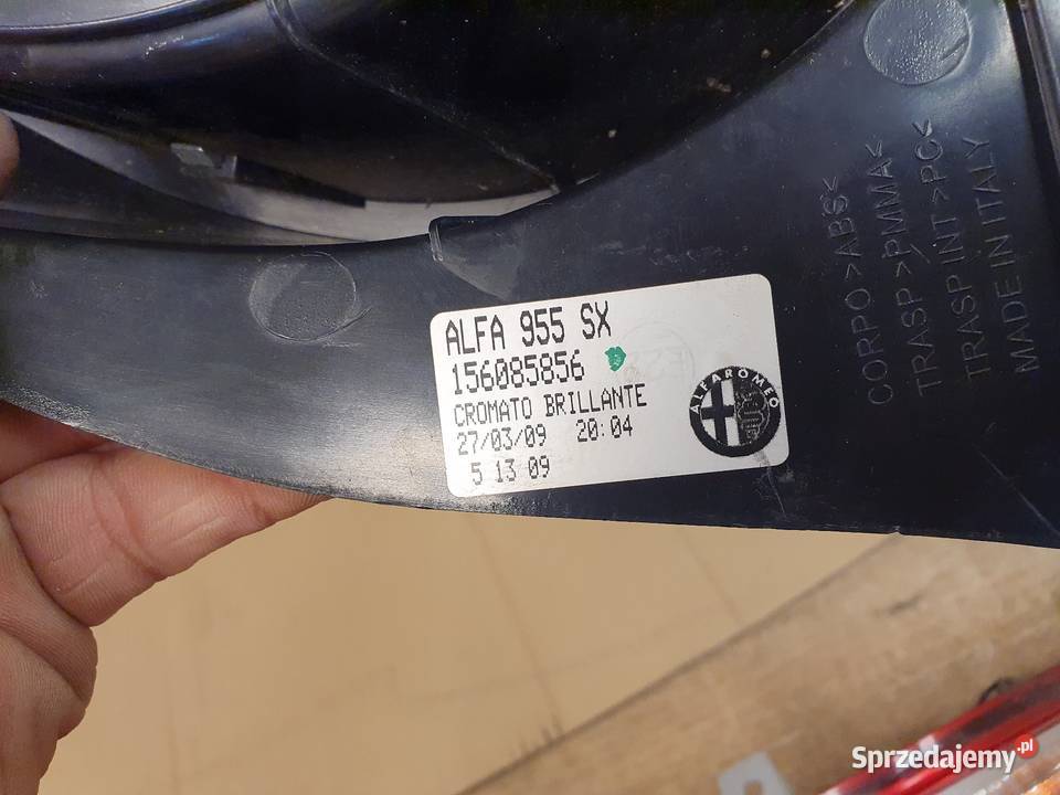 ALFA ROMEO MITO LAMPA LEWA TYLNA LEWY TYŁ Międzychód