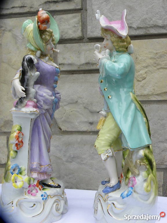 KOMPLET WIELKICH FIGUR FRANCUSKA ARYSTOKRACJA Kraków