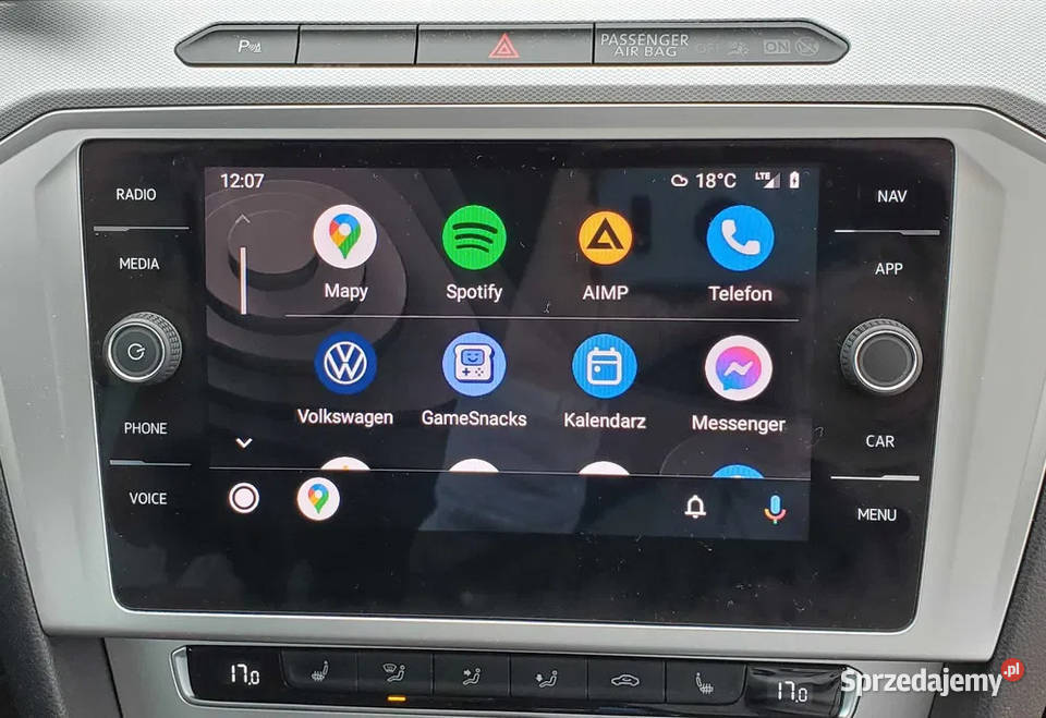 Android Auto CarPlay Volkswagen Seat MOI3 Audi warmińsko-mazurskie Olsztyn